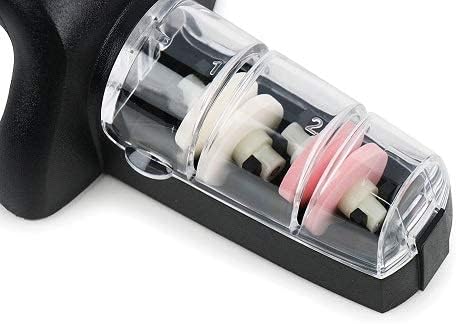 Global - Water Sharpener with Black Handle and White Dots - G91BW