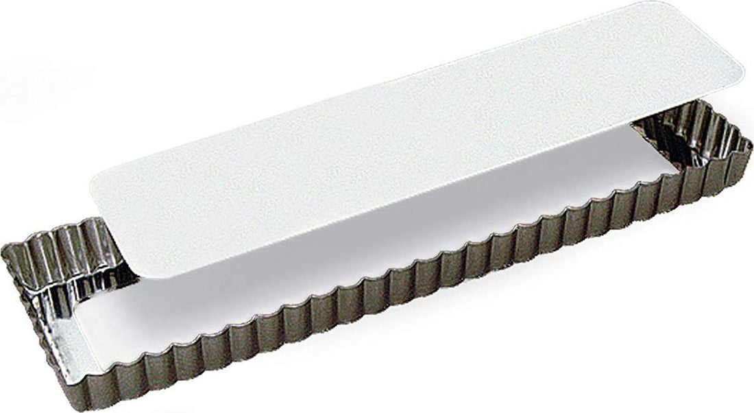 Gobel - 13.8" x 4.3" x 1" Rectangular Tart Mould - 125410