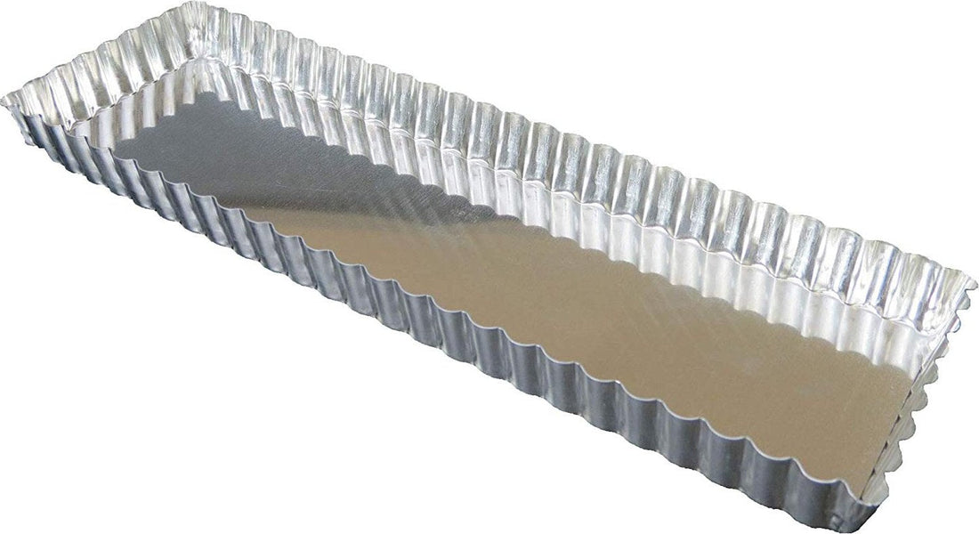 Gobel - 13.8" x 4.3" x 1" Rectangular Tart Mould - 125410