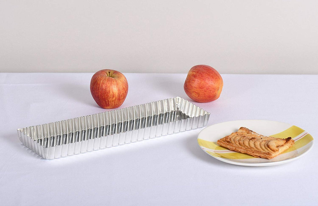 Gobel - 13.8" x 4.3" x 1" Rectangular Tart Mould - 125410