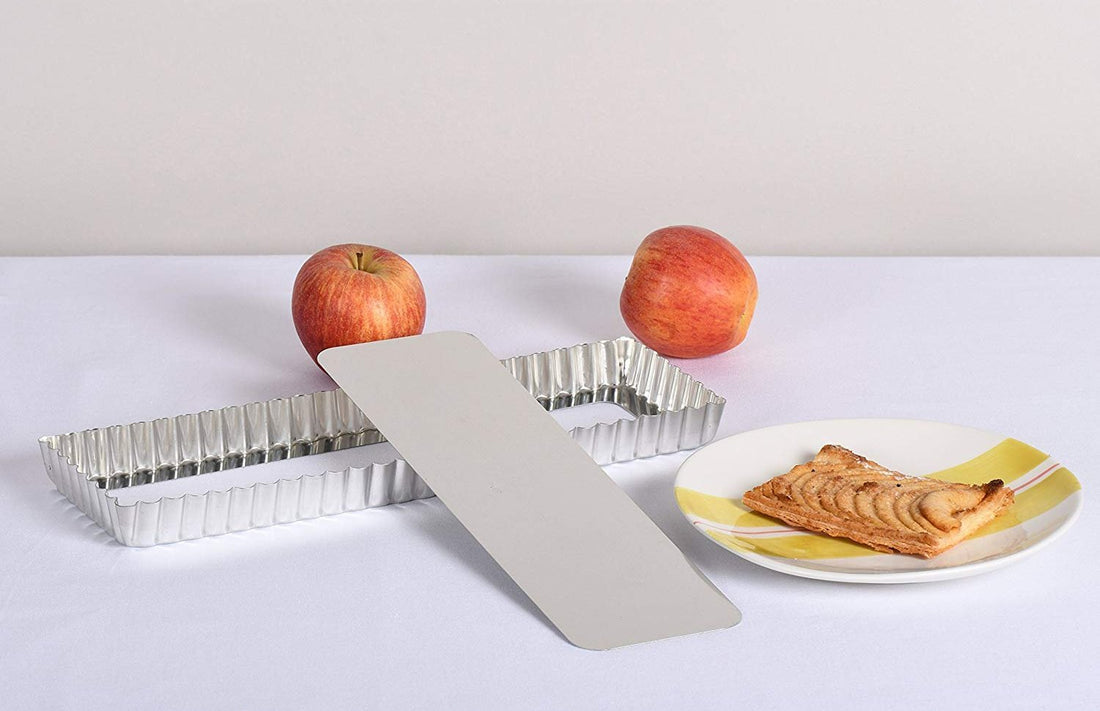 Gobel - 13.8" x 4.3" x 1" Rectangular Tart Mould - 125410