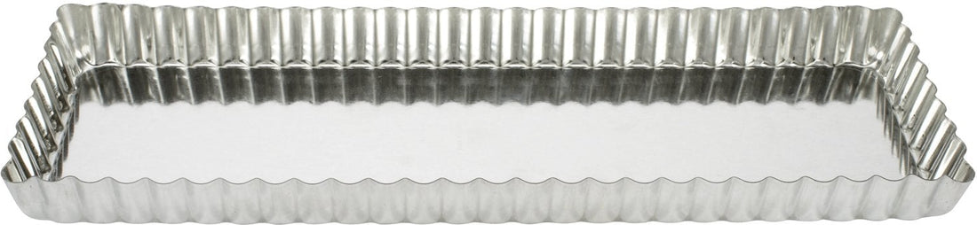 Gobel - 13.8" x 4.3" x 1" Rectangular Tart Mould - 125410