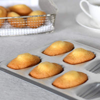 Gobel - 15.5 x 8.6" Tin Madeleine Stamped Mould Sheet - 164710