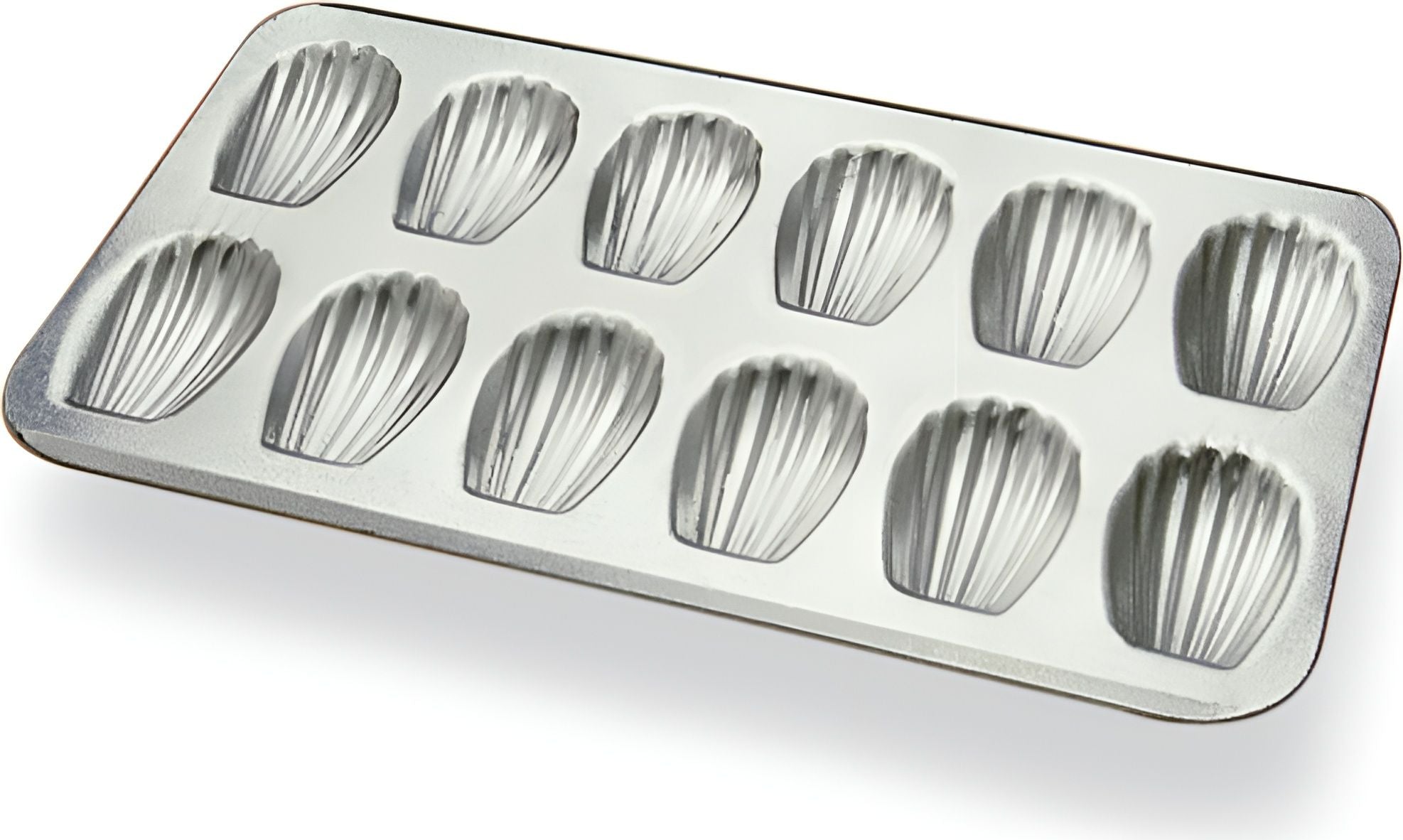 Gobel - 15.5 x 8.6" Tin Madeleine Stamped Mould Sheet - 164710