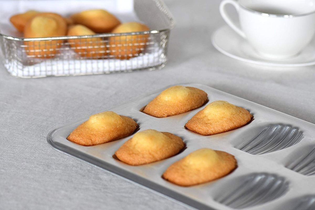 Gobel - 15.5"x5" Tin Madeleine Stamped Mould Sheet - 164510