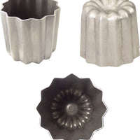 Gobel - 2.2" x 2" Canele Bordelais Non-stick Aluminum Mold - 729530