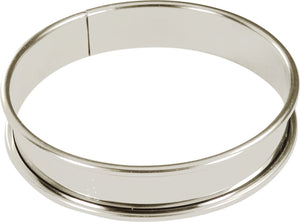 Gobel - 3.2" x 0.8" Round Tart Ring with Rolled Edge - 824920