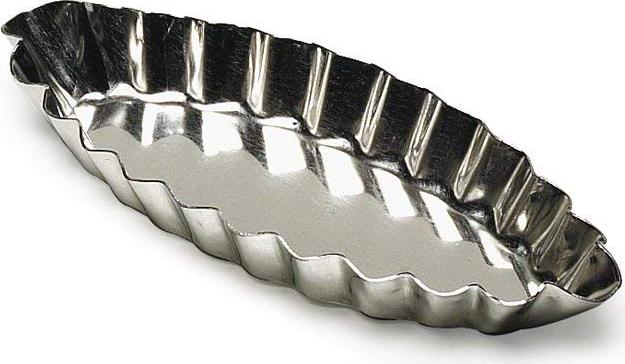 Gobel - 3.5" x 1.7" x 0.47" Tartlet Mold Boat - 80194120 - DISCONTINUED