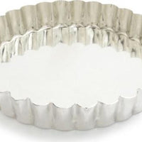 Gobel - 4.7x0.8" Tin Quiche LB Fluted Round Mold - 193480