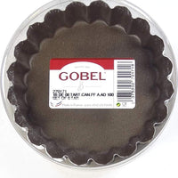 Gobel - 6 PC 4"x0.7" Nonstick Coating & Fluted Edge Tart Molds - 270171