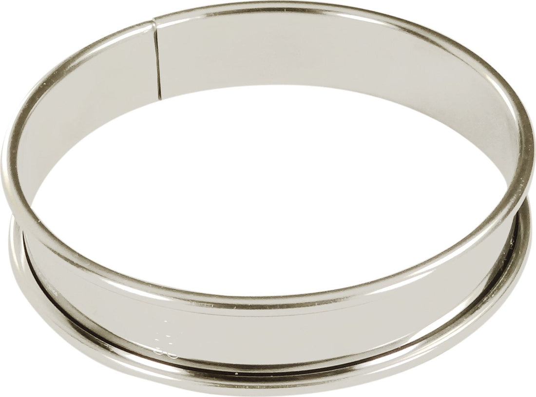 Gobel - 7" x 0.8" Round Tart Ring with Rolled Edge - 824944