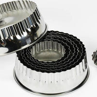 Gobel - 8 PC Pastry Cutters with Fluted Edge (1" to 4") - 880001