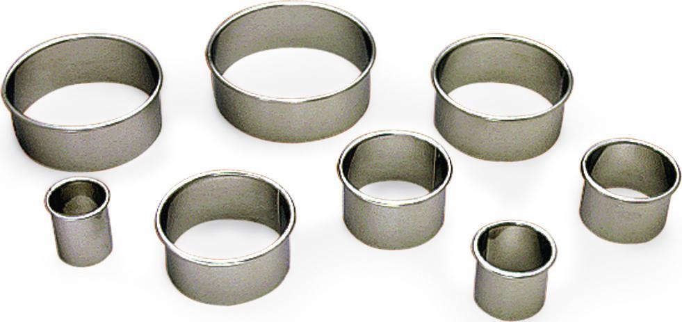 Gobel - 8 PC Pastry Cutters with Round Edge (1.3" to 4") - 880101