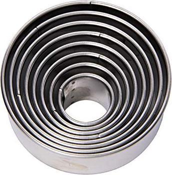 Gobel - 8 PC Pastry Cutters with Round Edge (1.3" to 4") - 880101