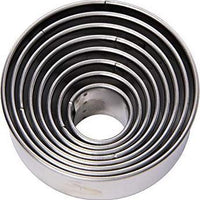 Gobel - 8 PC Pastry Cutters with Round Edge (1.3" to 4") - 880101