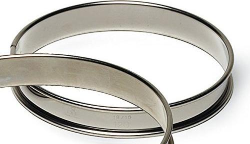 Gobel - 8.7" x 0.8" Round Tart Ring with Rolled Edge - 824960