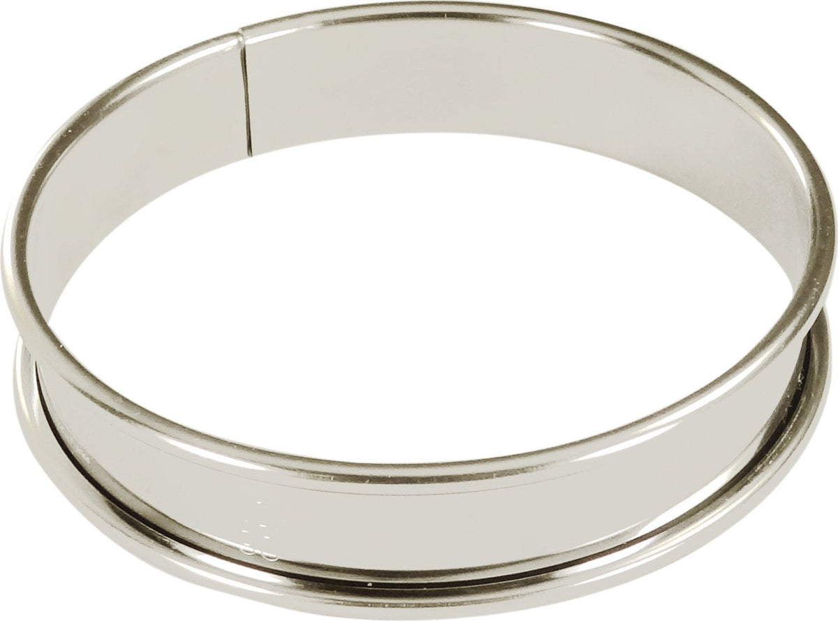 Gobel - 8.7" x 0.8" Round Tart Ring with Rolled Edge - 824960