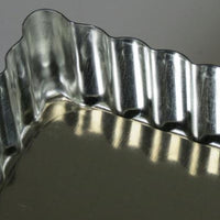 Gobel - 9" x 9" x 1" Tart LB Fluted Square Mold - 126810