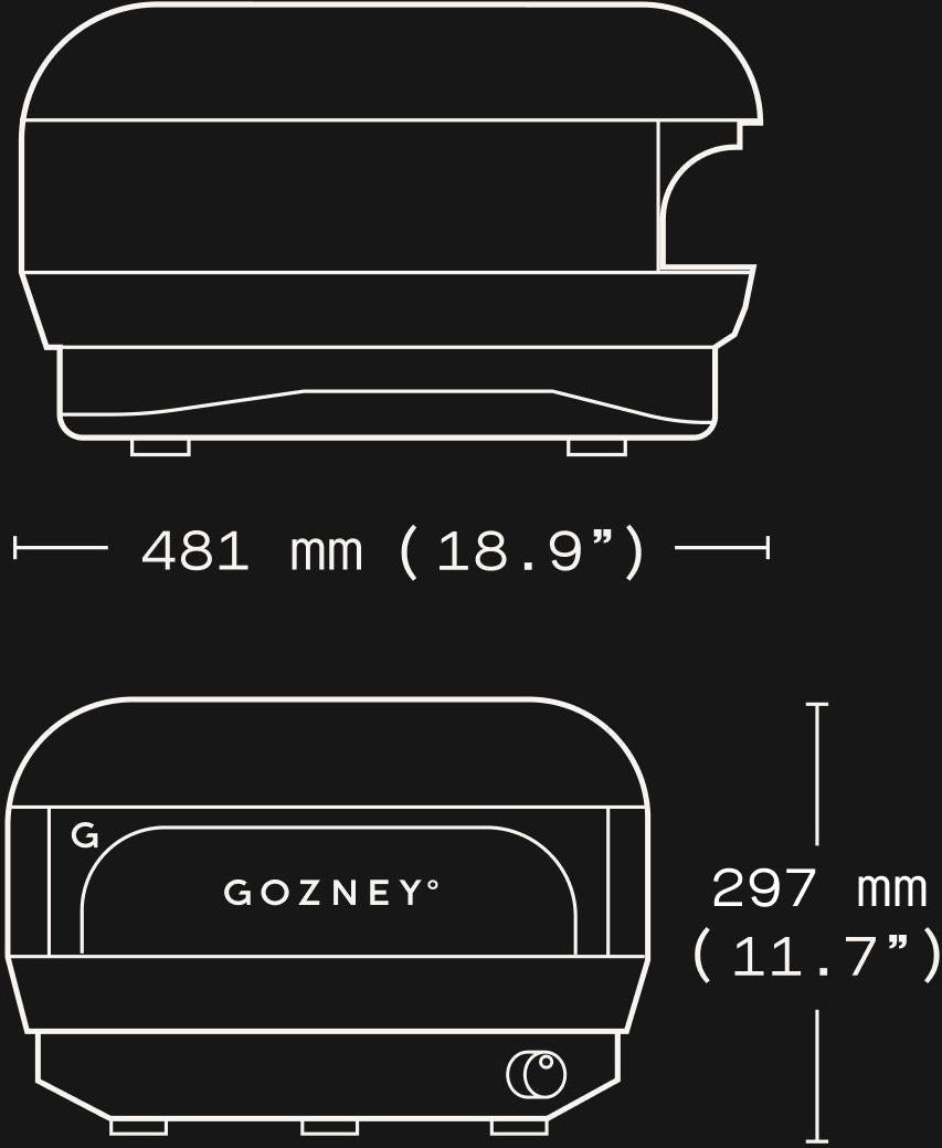 Gozney - Arc Lite Outdoor Pizza Oven, 12" Pizza, Propane - GAPOBUS1226