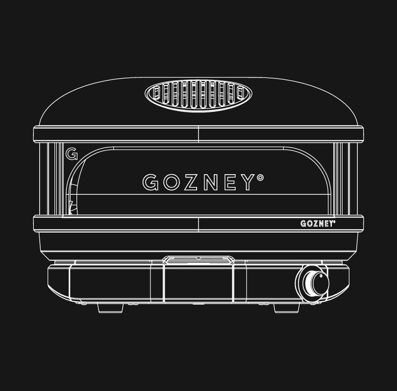 Gozney - Arc XL Outdoor Pizza Oven, 16" Pizza, Propane - Off Black - GAPOBCA1624