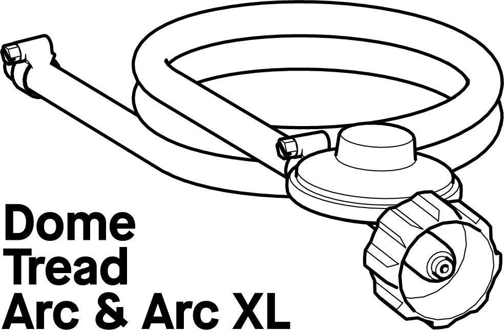 Gozney - Dome, Arc, Arc XL and Tread CA Gas Hose Propane - PD1281