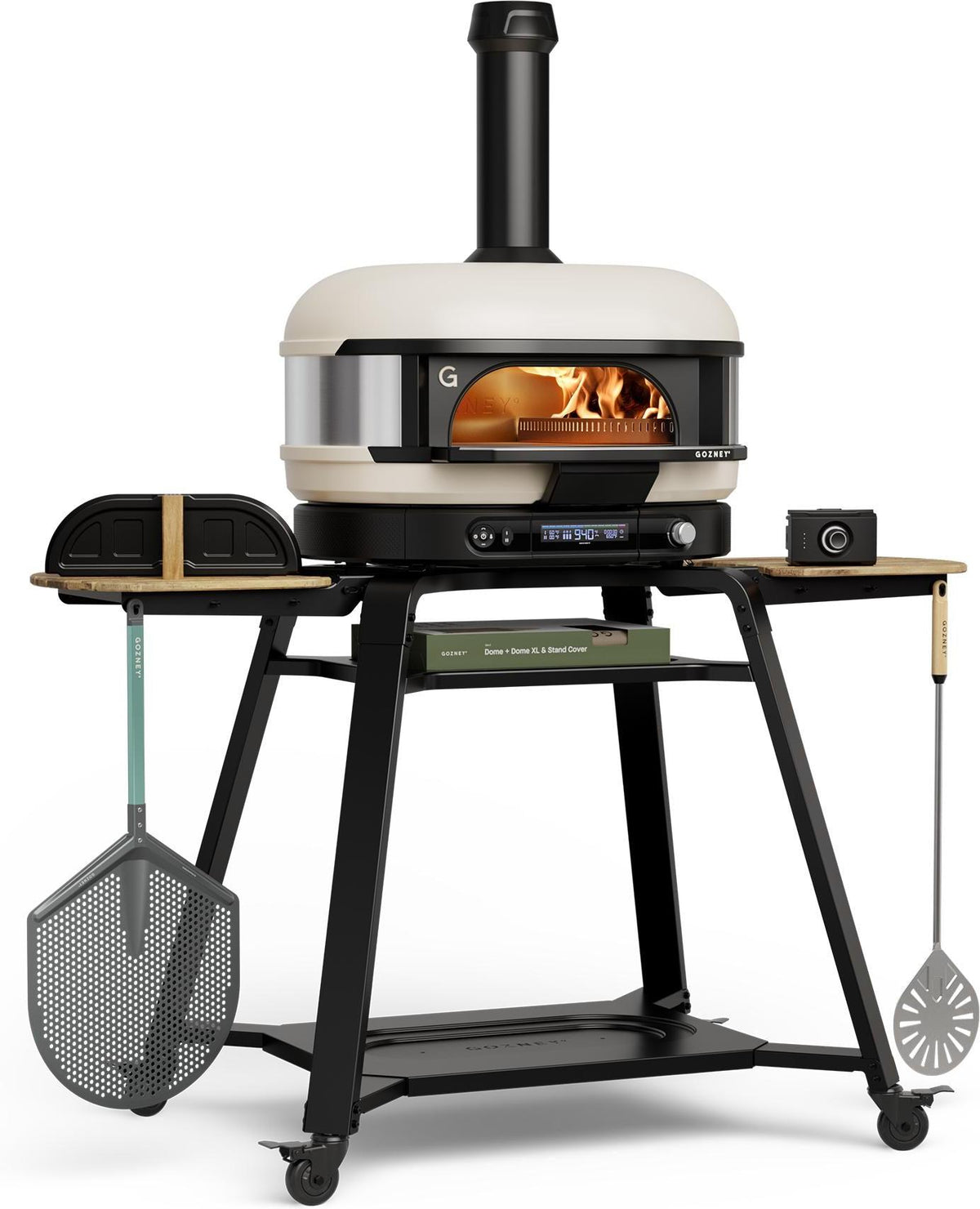Gozney - Dome (Gen 2) Ultimate Bundle - Hybrid Fuel Propane - Off Black - GMPOBUS1625UB