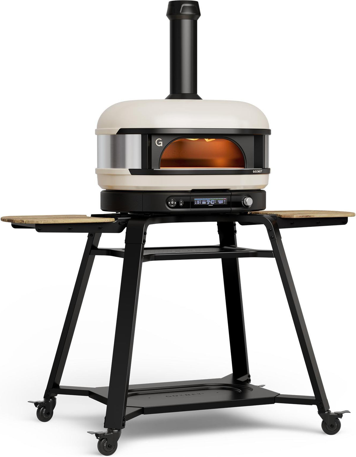 Gozney - Dome (Gen 2) and Stand Bundle - Hybrid Fuel Propane - Bone - GMPBNUS1625SB