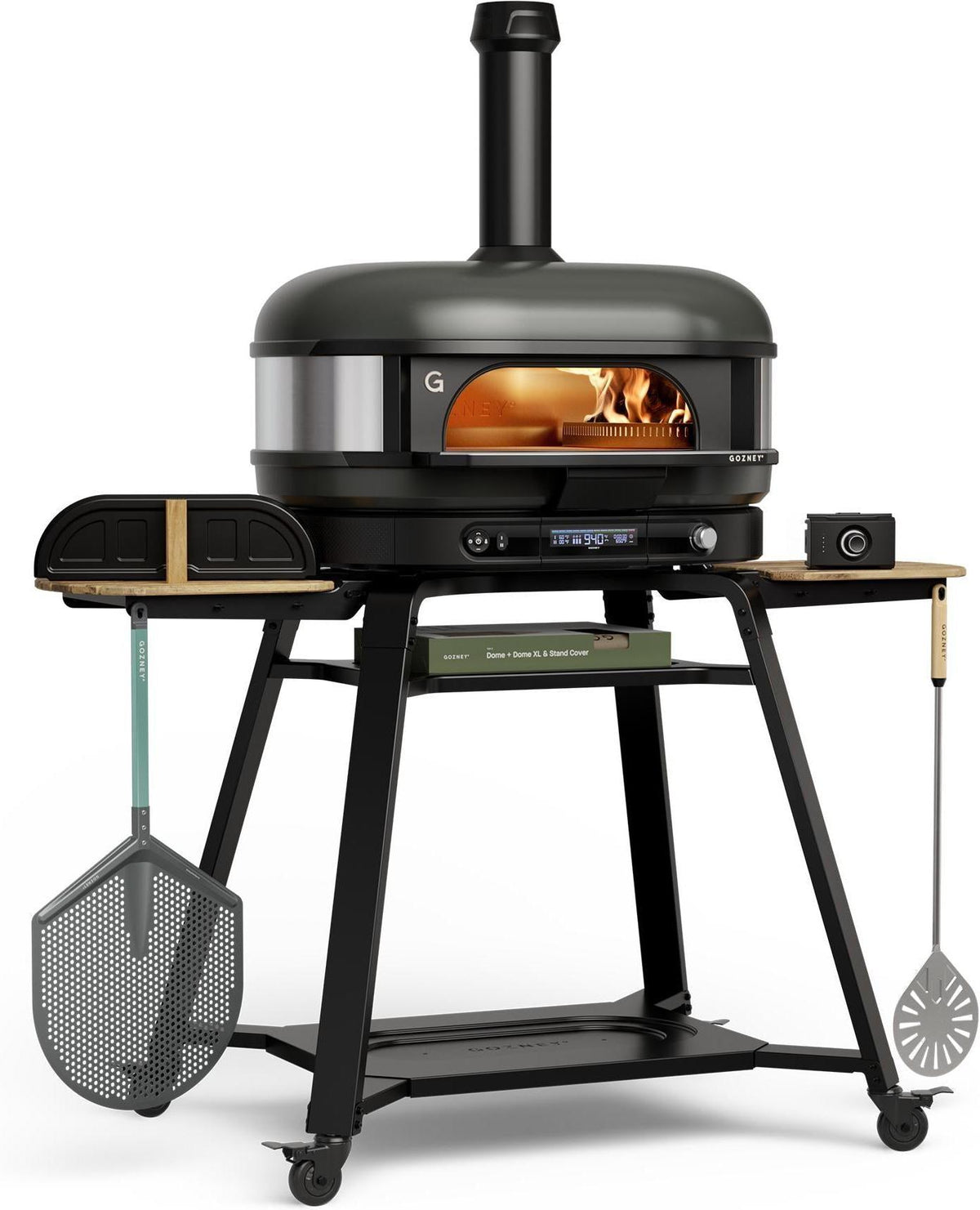 Gozney - Dome XL (Gen 2) Ultimate Bundle - Hybrid Fuel Propane - Off Black - GMPOBUS1825UB