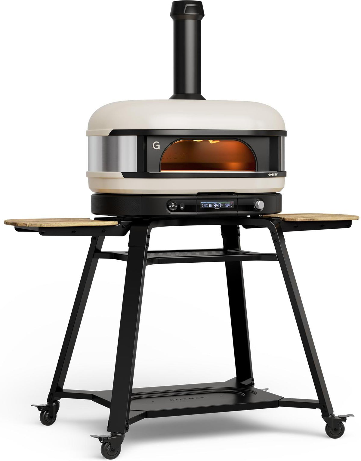 Gozney - Dome XL (Gen 2) and Stand Bundle - Hybrid Fuel Propane - Bone - GMPBNUS1825SB