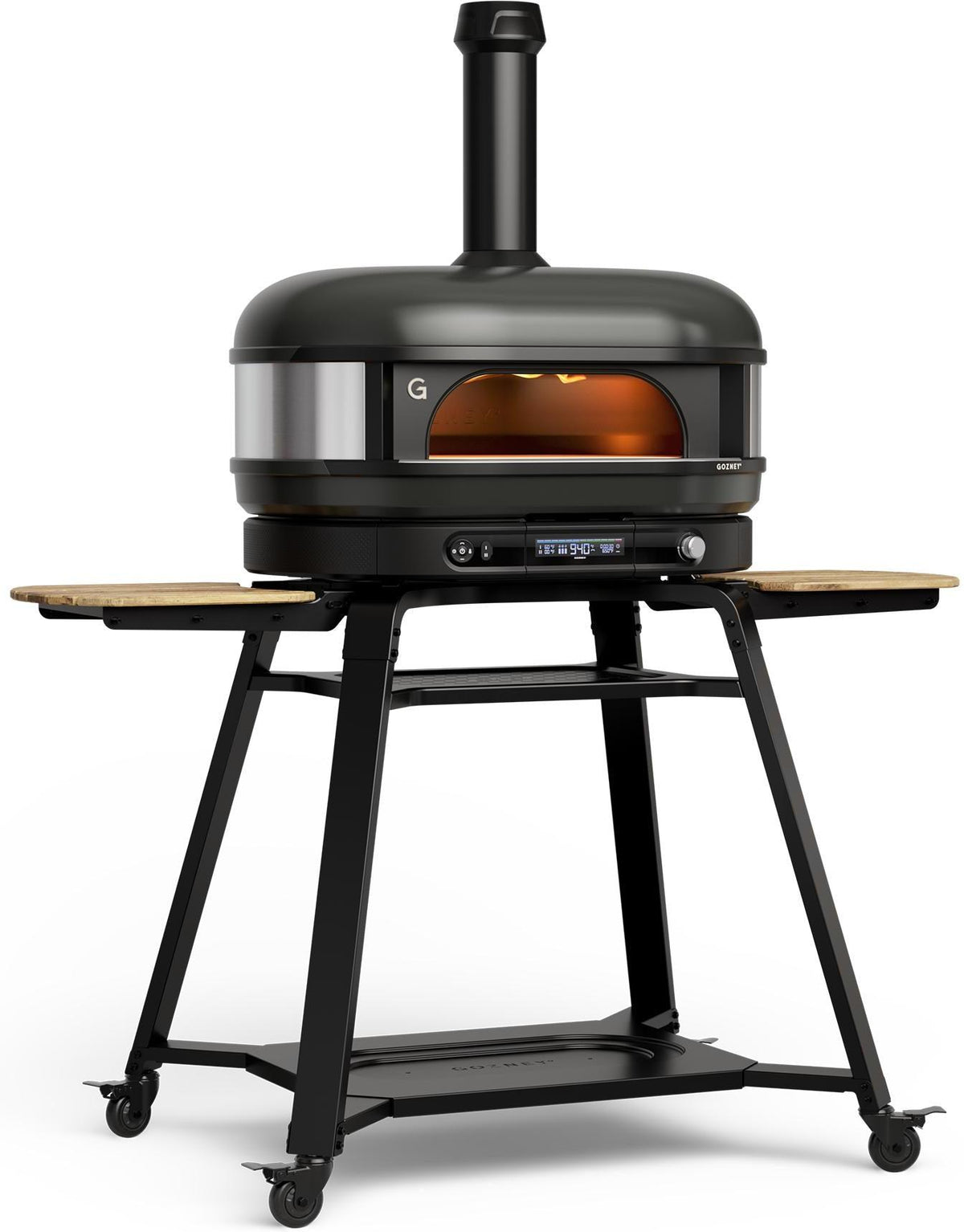 Gozney - Dome XL (Gen 2) and Stand Bundle - Hybrid Fuel Propane - Off Black - GMPOBUS1825SB