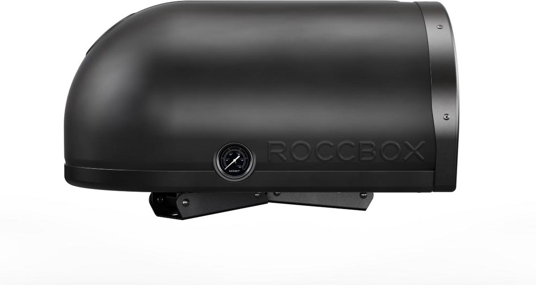 Gozney - Roccbox Outdoor Pizza Oven, 12" Pizza, Propane with wood option - Black - GRPBKUS1615