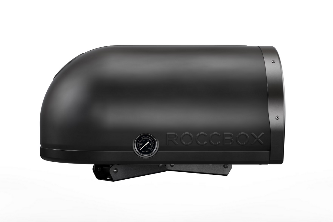 Gozney - Roccbox Outdoor Pizza Oven, 12" Pizza, Propane with wood option - Black - GRPBKUS1615
