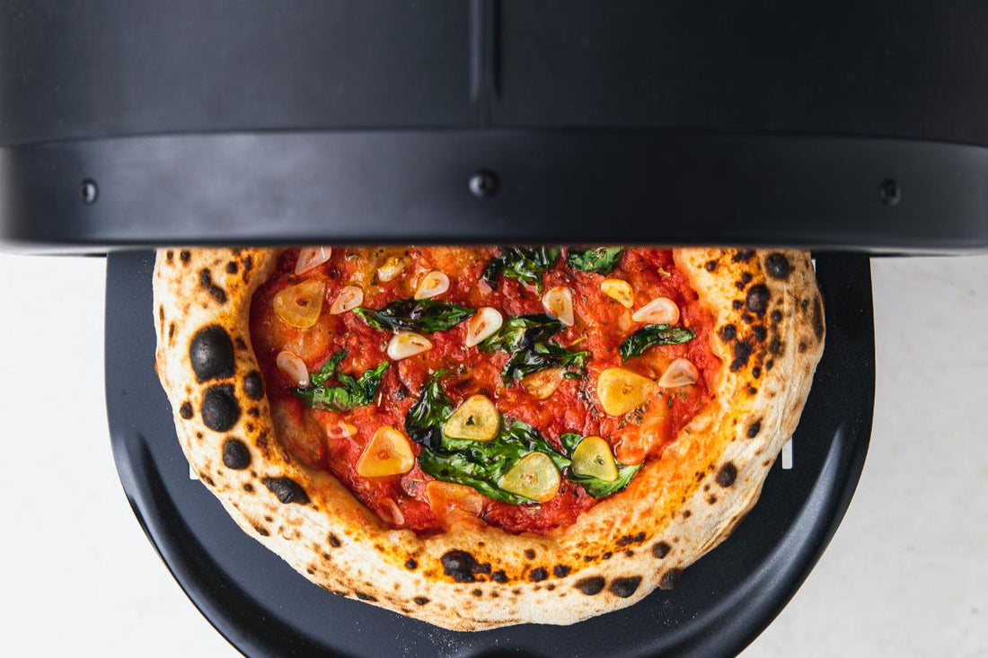 Gozney - Roccbox Outdoor Pizza Oven, 12" Pizza, Propane with wood option - Black - GRPBKUS1615