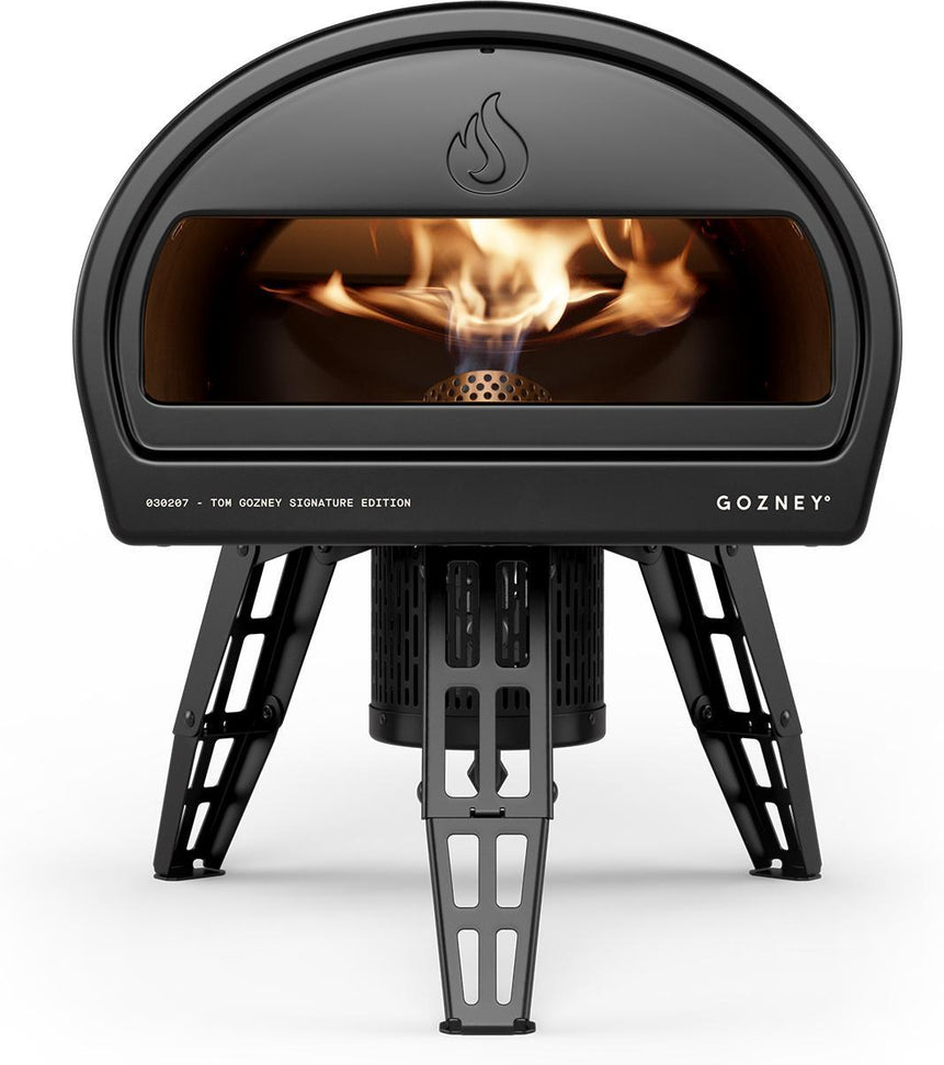 Gozney - Roccbox Outdoor Pizza Oven, 12" Pizza, Propane with wood option - Black - GRPBKUS1615