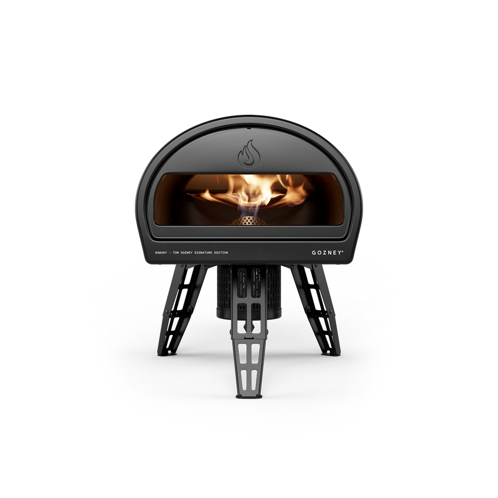 Gozney - Roccbox Outdoor Pizza Oven, 12" Pizza, Propane with wood option - Black - GRPBKUS1615
