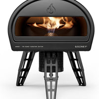 Gozney - Roccbox Outdoor Pizza Oven, 12" Pizza, Propane with wood option - Black - GRPBKUS1615