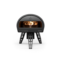 Gozney - Roccbox Outdoor Pizza Oven, 12" Pizza, Propane with wood option - Black - GRPBKUS1615