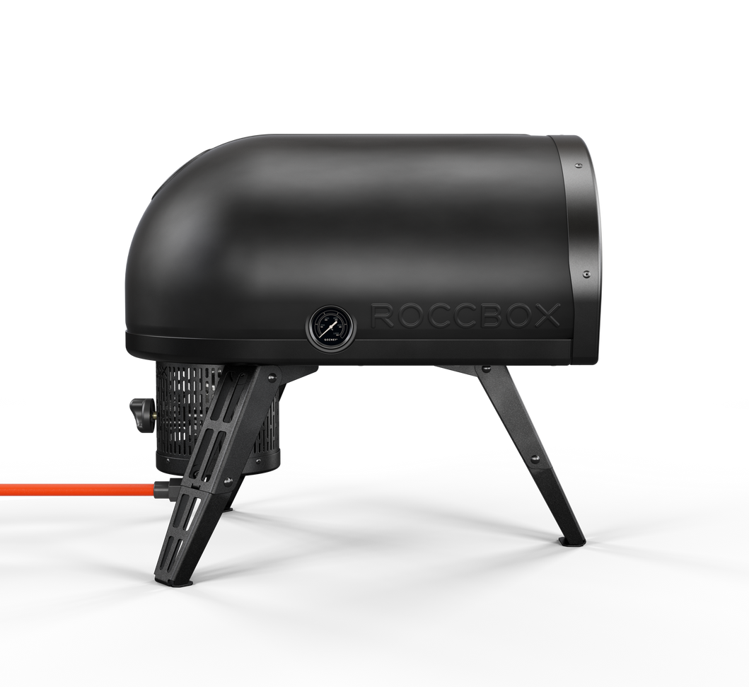 Gozney - Roccbox Outdoor Pizza Oven, 12" Pizza, Propane with wood option - Black - GRPBKUS1615