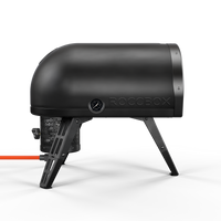 Gozney - Roccbox Outdoor Pizza Oven, 12" Pizza, Propane with wood option - Black - GRPBKUS1615
