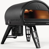 Gozney - Roccbox Outdoor Pizza Oven, 12" Pizza, Propane with wood option - Black - GRPBKUS1615