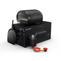 Gozney - Roccbox Outdoor Pizza Oven, 12" Pizza, Propane with wood option - Black - GRPBKUS1615