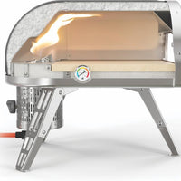 Gozney - Roccbox Outdoor Pizza Oven, 12" Pizza, Propane with wood option - Black - GRPBKUS1615