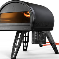 Gozney - Roccbox Outdoor Pizza Oven, 12" Pizza, Propane with wood option - Black - GRPBKUS1615