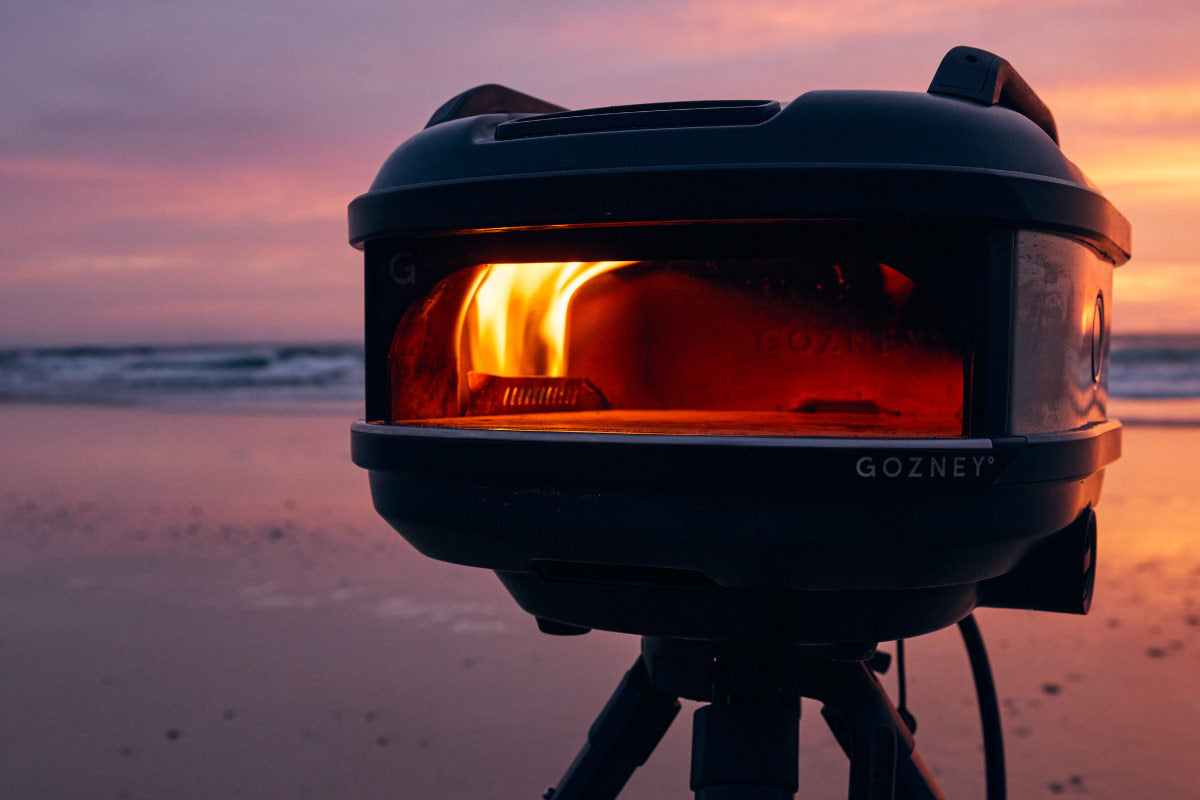 Gozney - Tread Outdoor Pizza Oven, 12" Pizza, Propane - Off Black - GTPOBUS1225