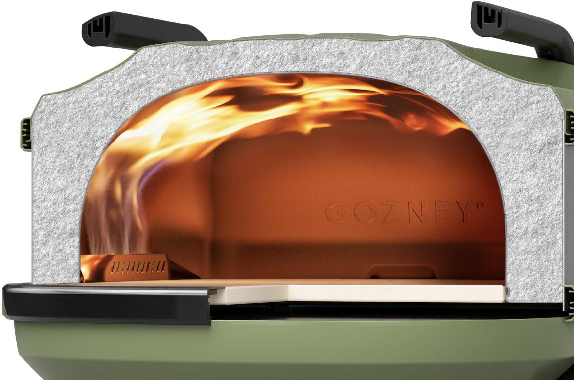 Gozney - Tread Outdoor Pizza Oven, 12" Pizza, Propane - Off Black - GTPOBUS1225