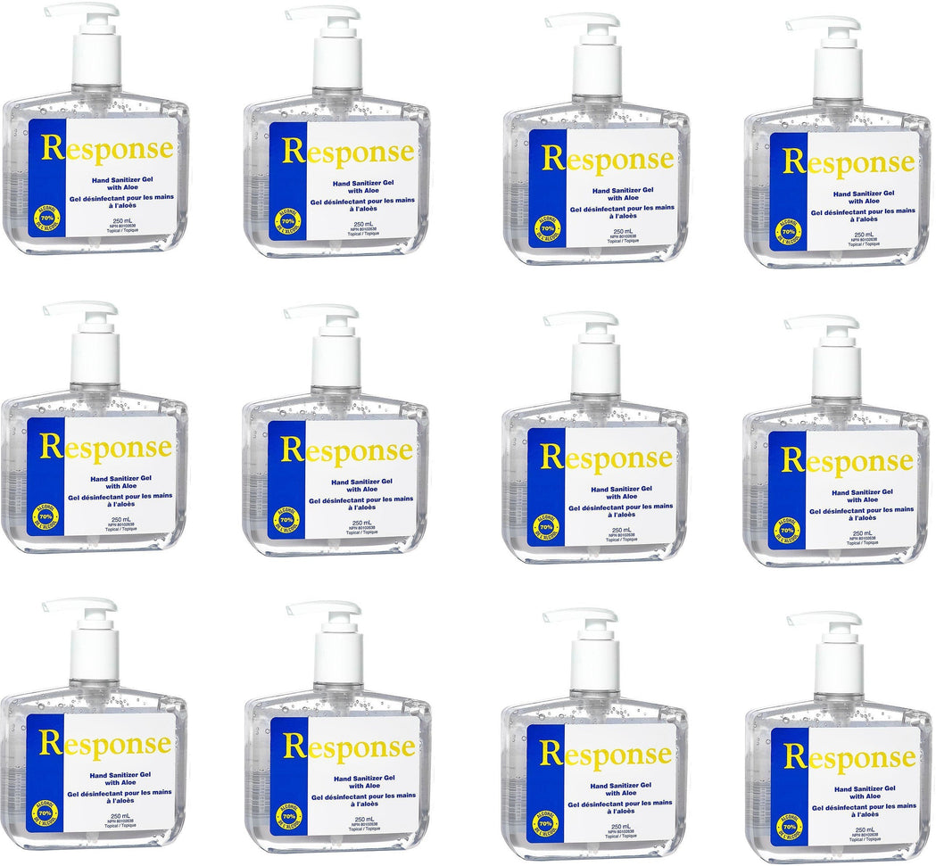 Grime Eater - 250 ml 1st Response Liquid Hand Sanitizer with Pump, 70% Alcohol - 88-02