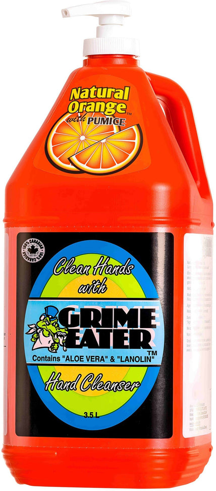Grime Eater - 3.5 L Natural Orange Hand Cleaner with Pumice, 3.5L/Jg - 12-04