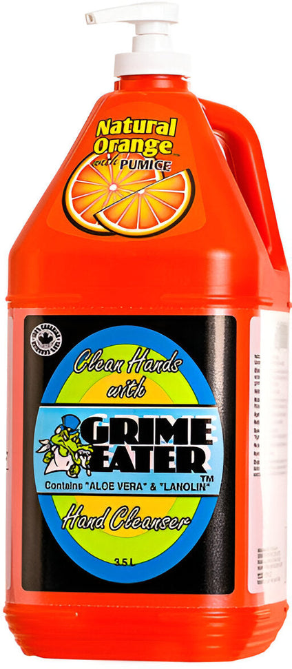 Grime Eater - 3.5 L Natural Orange Hand Cleaner with Pumice Jug (No Pump) - 12-0