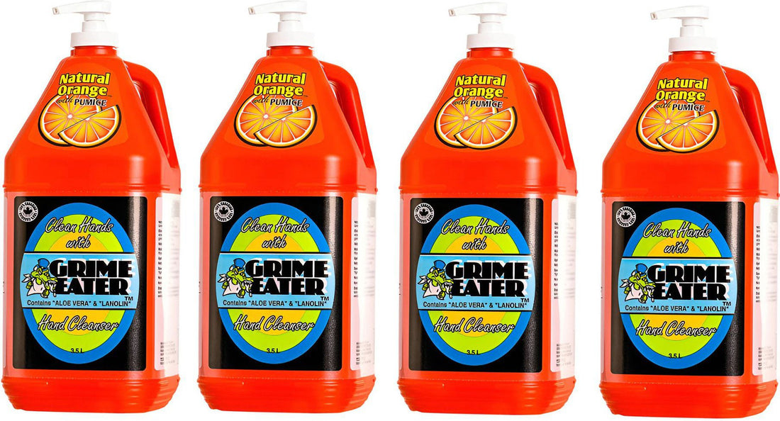 Grime Eater - 3.5 L Natural Orange Hand Cleaner with Pumice Jug (No Pump) - 12-0