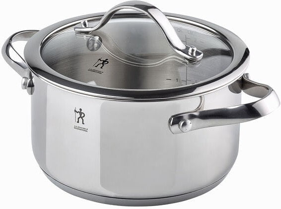 HENCKELS - Aragon 6 PC Stainless Steel Pot Set - 1023753